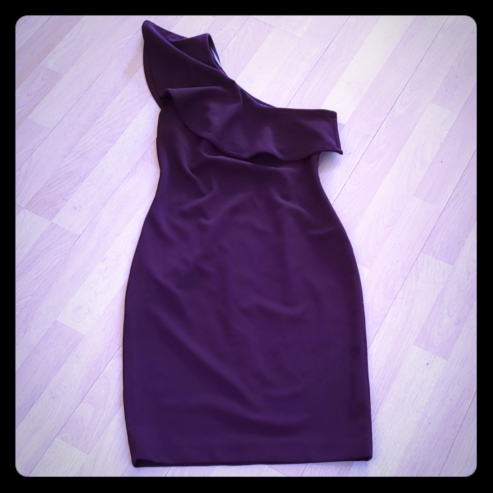 Calvin Klein One Shoulder Dress
